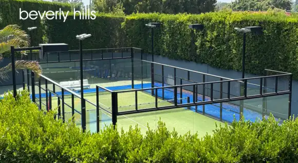 Beverly Hills Padelcourt Padelbox