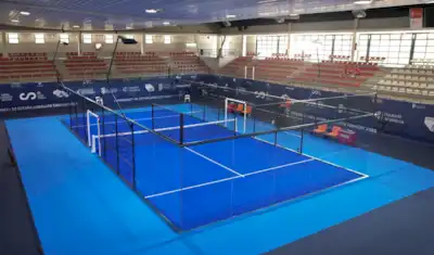 Full panorama padel court by Padel Box