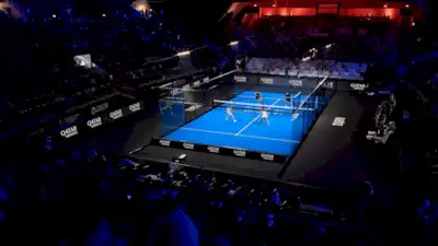 Full panoramic tournament padel court